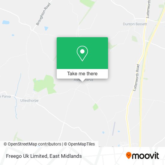 Freego Uk Limited map