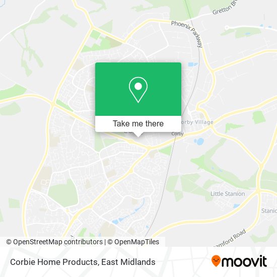 Corbie Home Products map