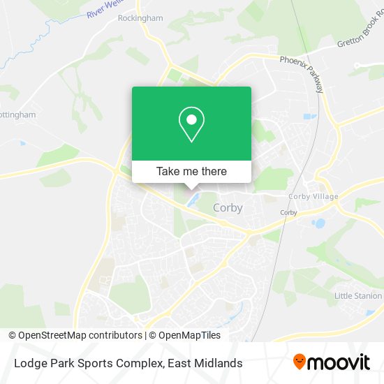 Lodge Park Sports Complex map