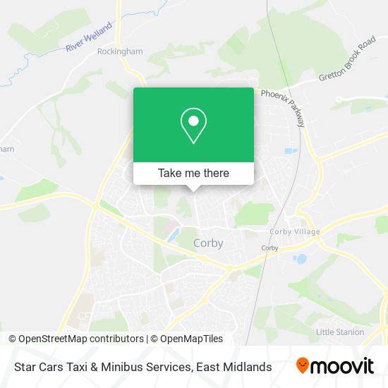 Star Cars Taxi & Minibus Services map