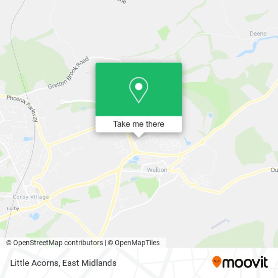 Little Acorns map