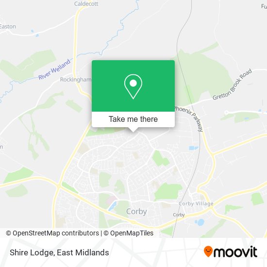 Shire Lodge map