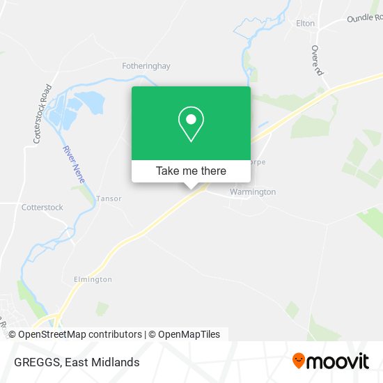 GREGGS map