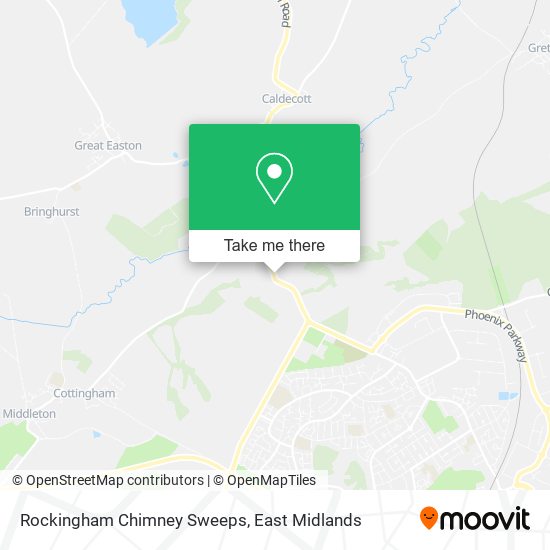 Rockingham Chimney Sweeps map