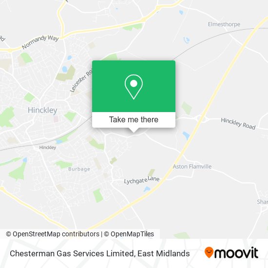 Chesterman Gas Services Limited map