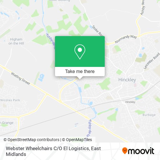 Webster Wheelchairs C / O El Logistics map