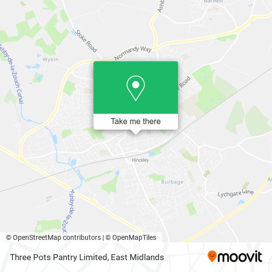 Three Pots Pantry Limited map