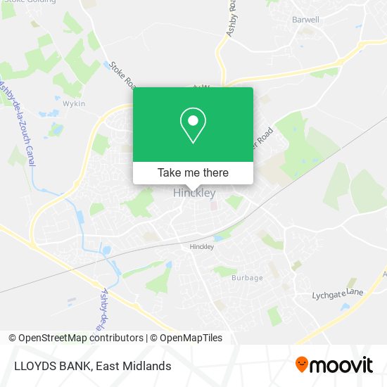 LLOYDS BANK map