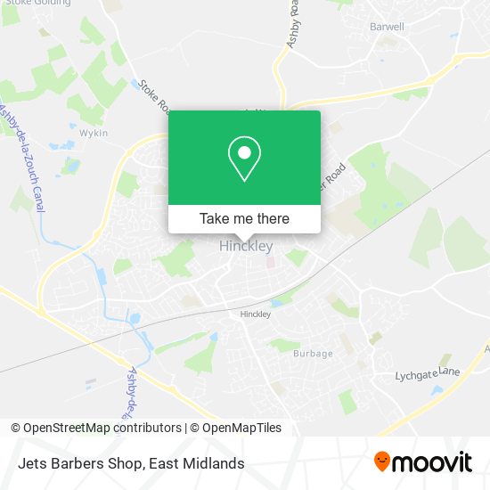 Jets Barbers Shop map