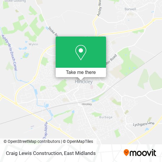 Craig Lewis Construction map