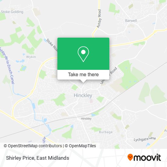 Shirley Price map