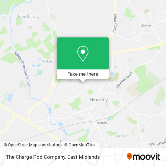 The Charge Pod Company map