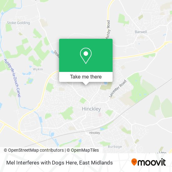Mel Interferes with Dogs Here map