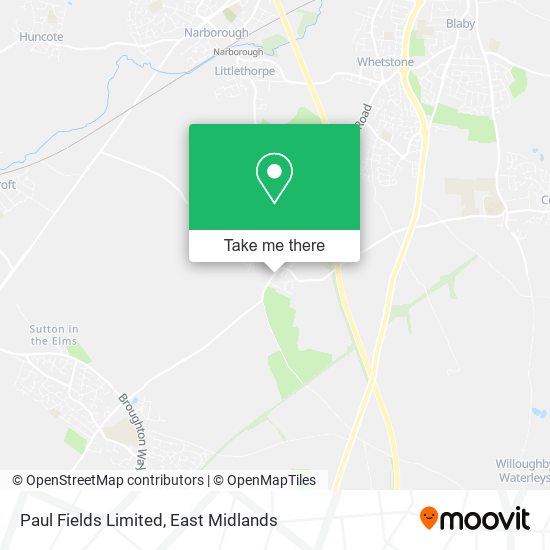 Paul Fields Limited map