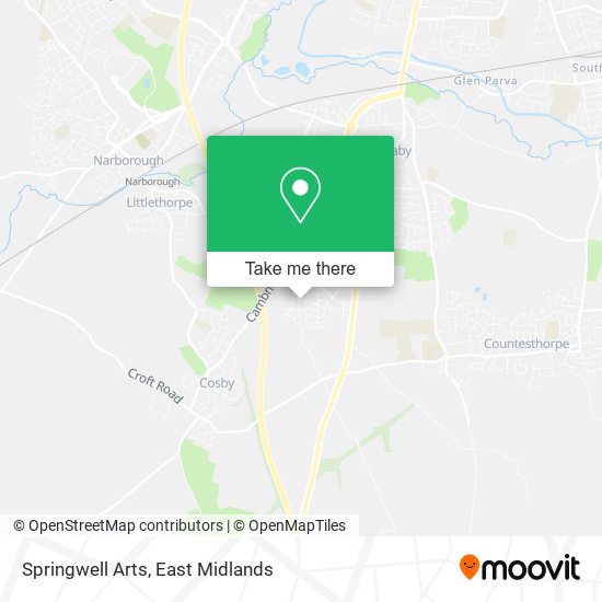 Springwell Arts map