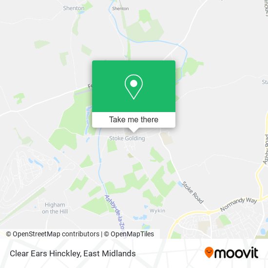 Clear Ears Hinckley map