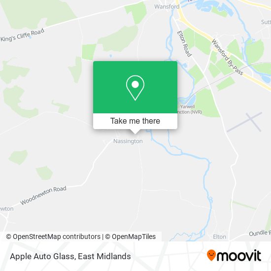 Apple Auto Glass map