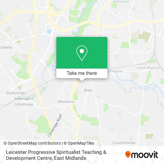Leicester Progressive Spiritualist Teaching & Development Centre map