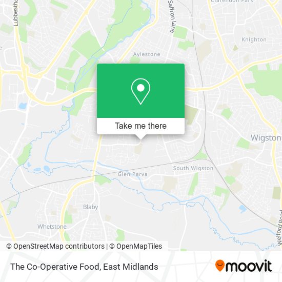 The Co-Operative Food map