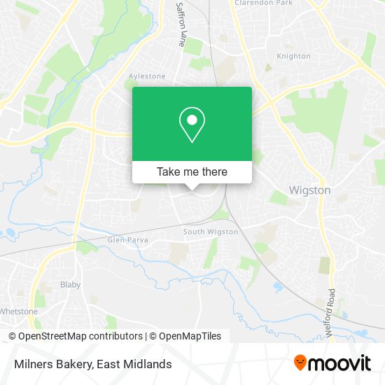 Milners Bakery map