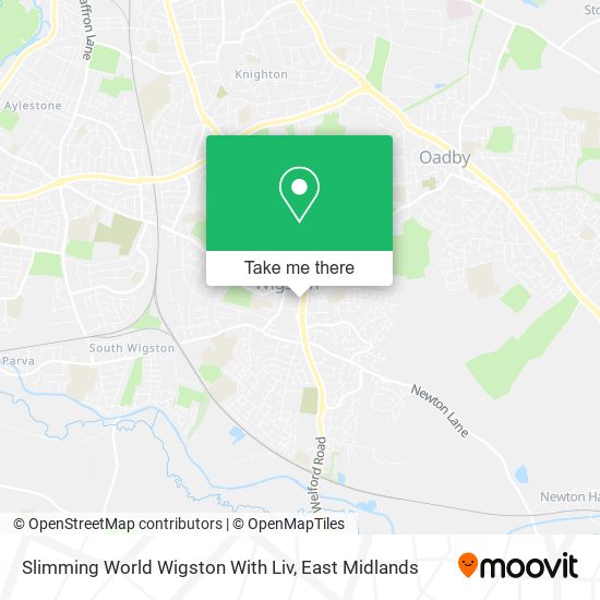 Slimming World Wigston With Liv map