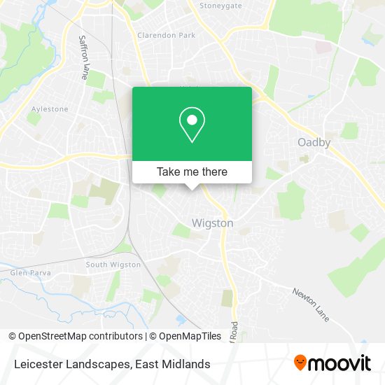 Leicester Landscapes map