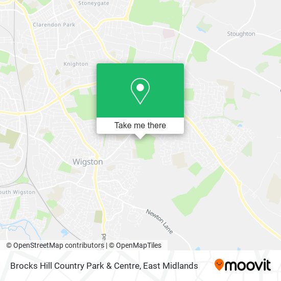 Brocks Hill Country Park & Centre map