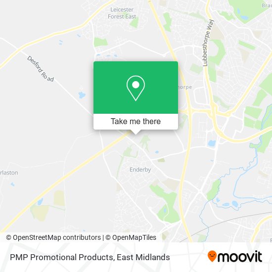 PMP Promotional Products map