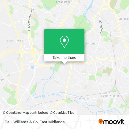 Paul Williams & Co map