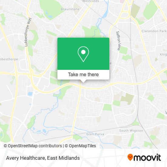 Avery Healthcare map