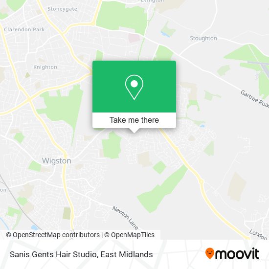Sanis Gents Hair Studio map