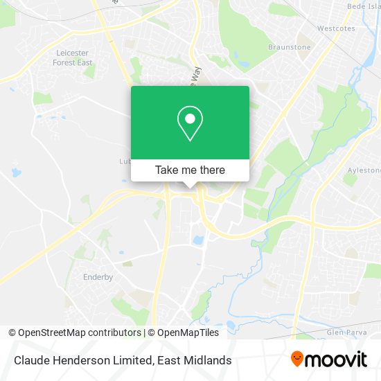 Claude Henderson Limited map