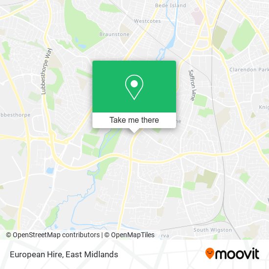 European Hire map