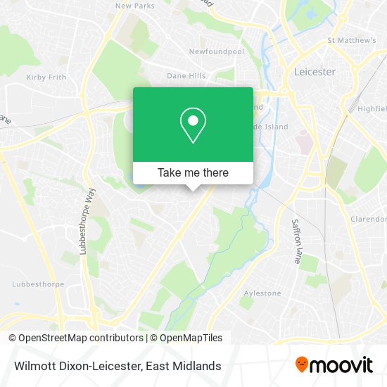 Wilmott Dixon-Leicester map