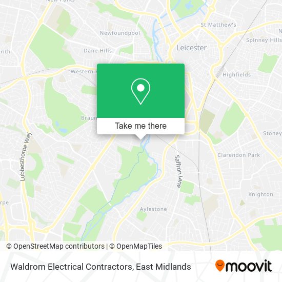 Waldrom Electrical Contractors map