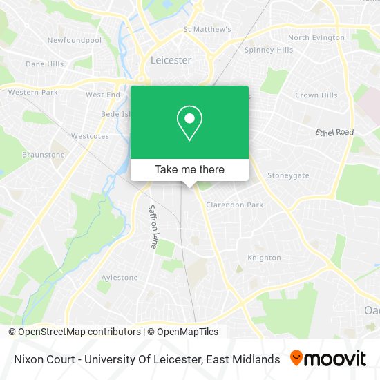 Nixon Court - University Of Leicester map