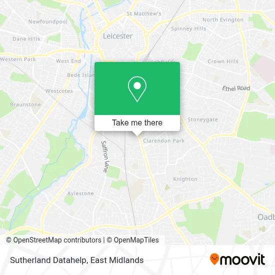 Sutherland Datahelp map