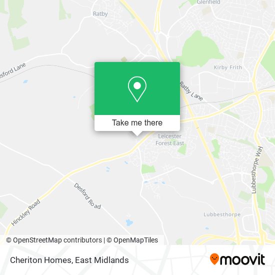 Cheriton Homes map
