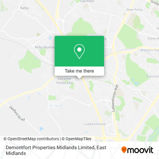 Demontfort Properties Midlands Limited map