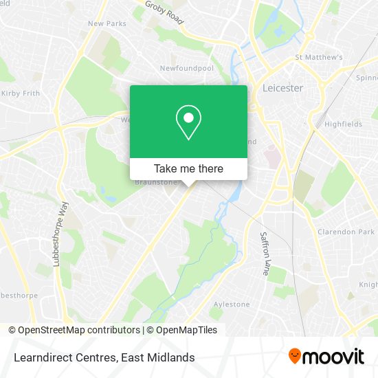 Learndirect Centres map