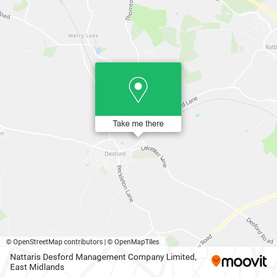 Nattaris Desford Management Company Limited map