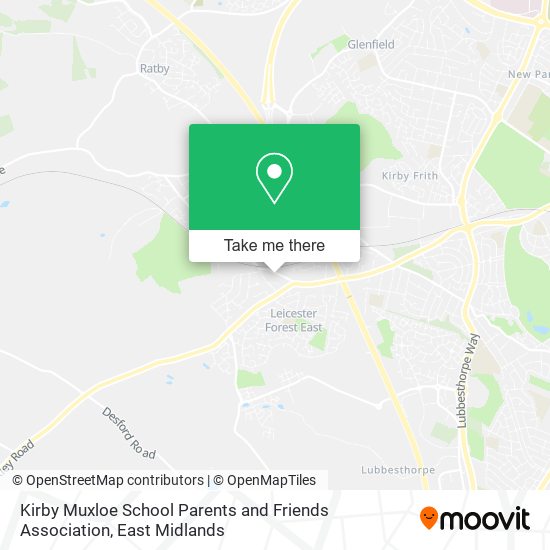 Kirby Muxloe School Parents and Friends Association map
