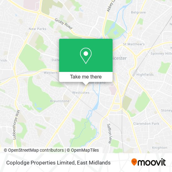 Coplodge Properties Limited map