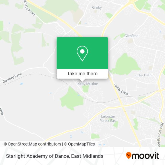 Starlight Academy of Dance map