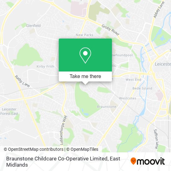 Braunstone Childcare Co-Operative Limited map