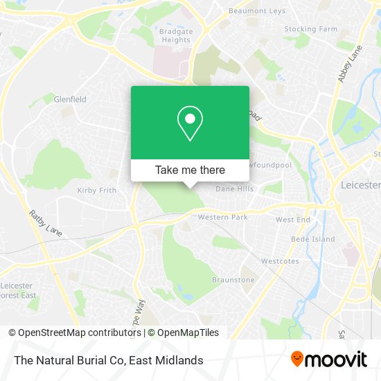 The Natural Burial Co map