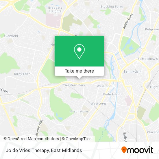 Jo de Vries Therapy map