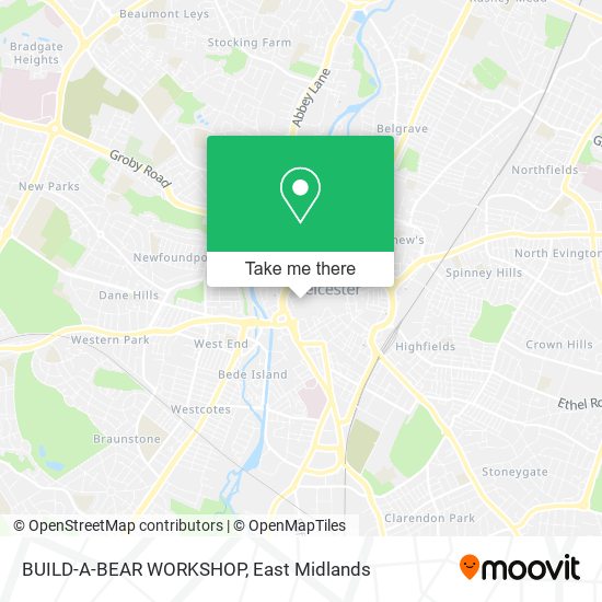 BUILD-A-BEAR WORKSHOP map
