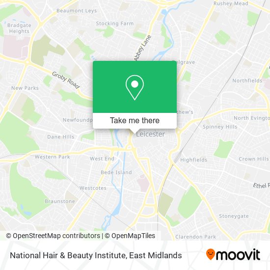 National Hair & Beauty Institute map