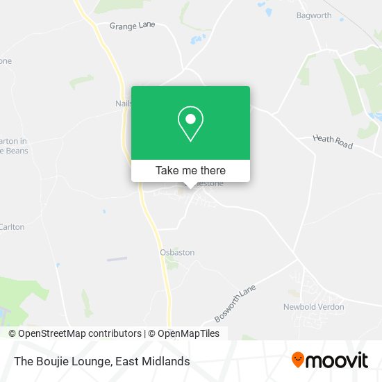 The Boujie Lounge map